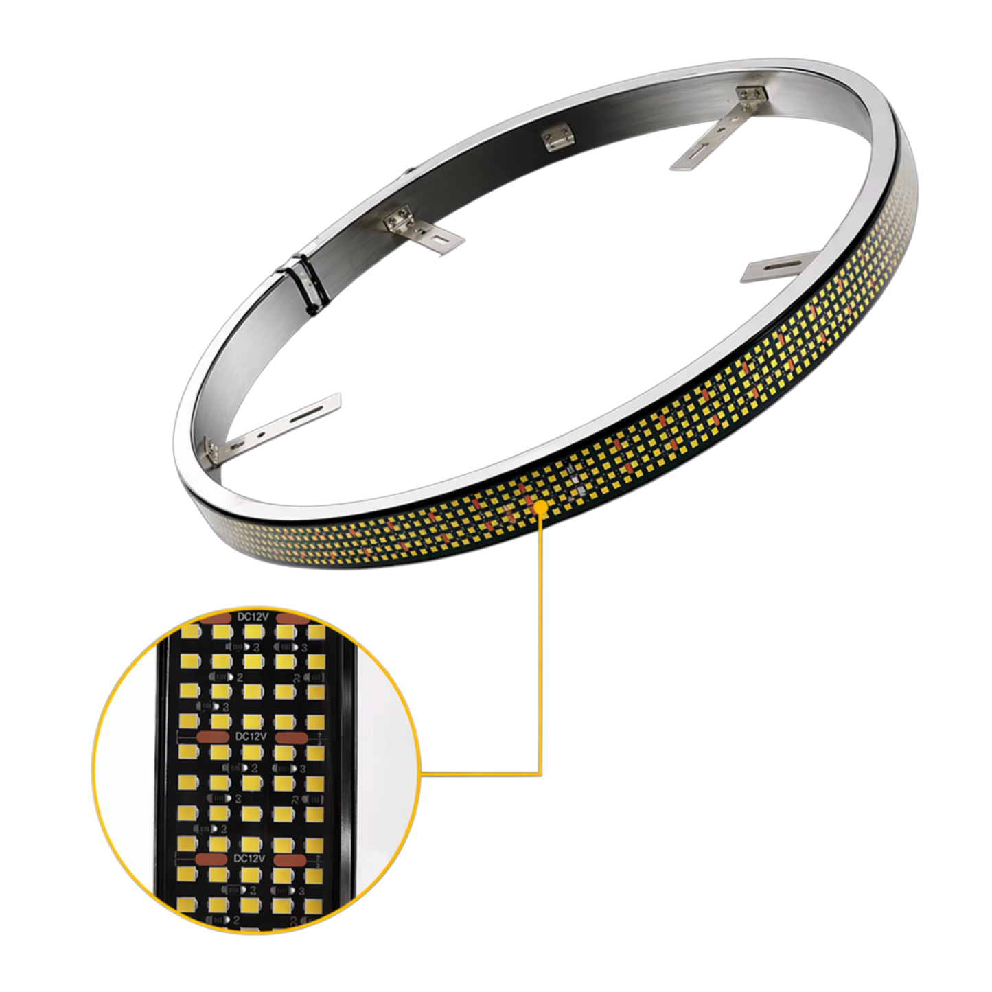 Rootie Customs 17" 5-Row Ultra-Bright LED Wheel Lights (12V)