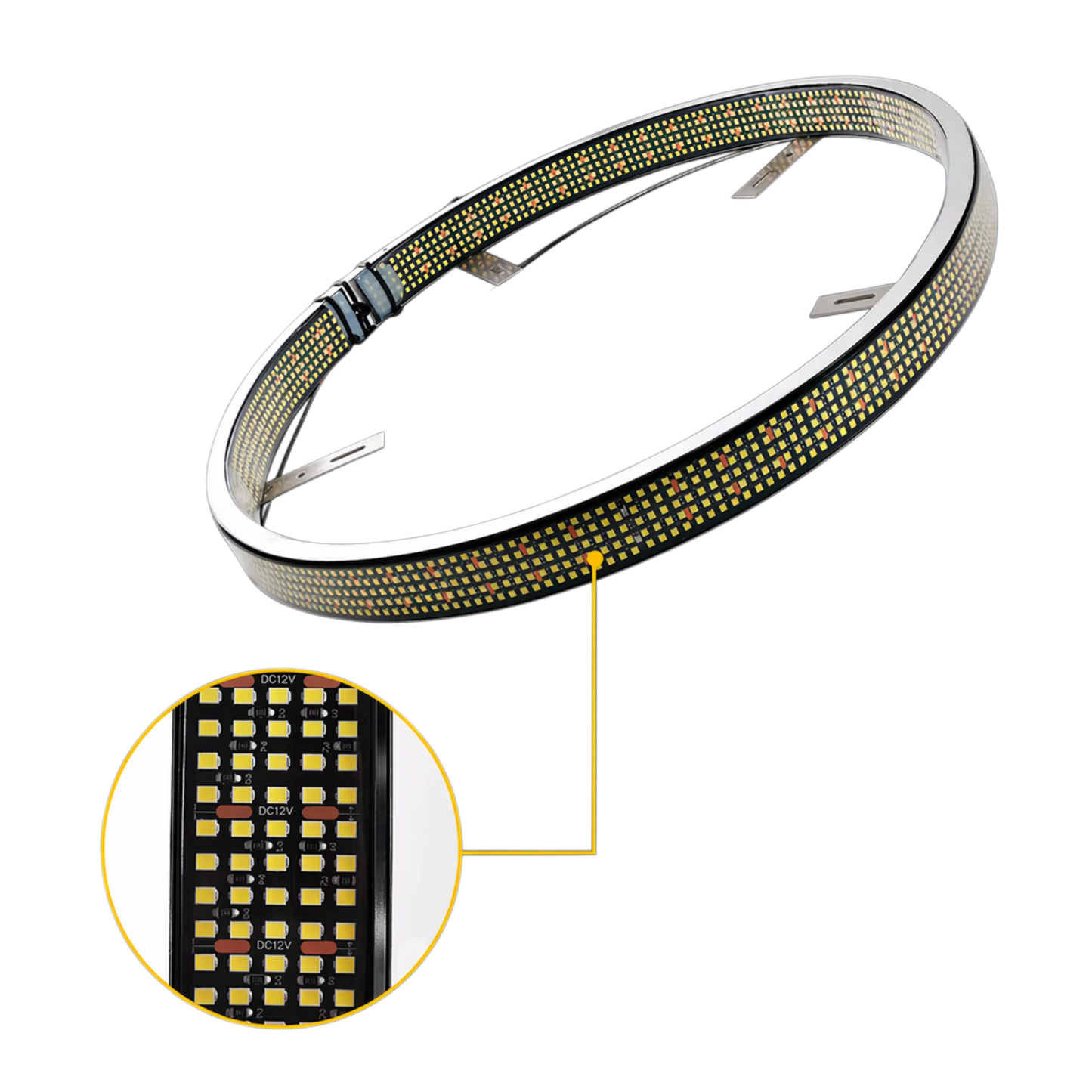 Rootie Customs 17" 10-Row Ultra-Bright LED Wheel Lights (12V)