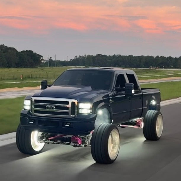 Rootie Customs 17" 10-Row Ultra-Bright LED Wheel Lights (12V)